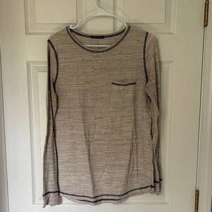 Pink Clover Textured Knit Long Sleeve Top